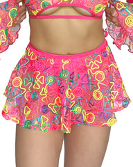 Rainbow Sherbet Boo Skirt