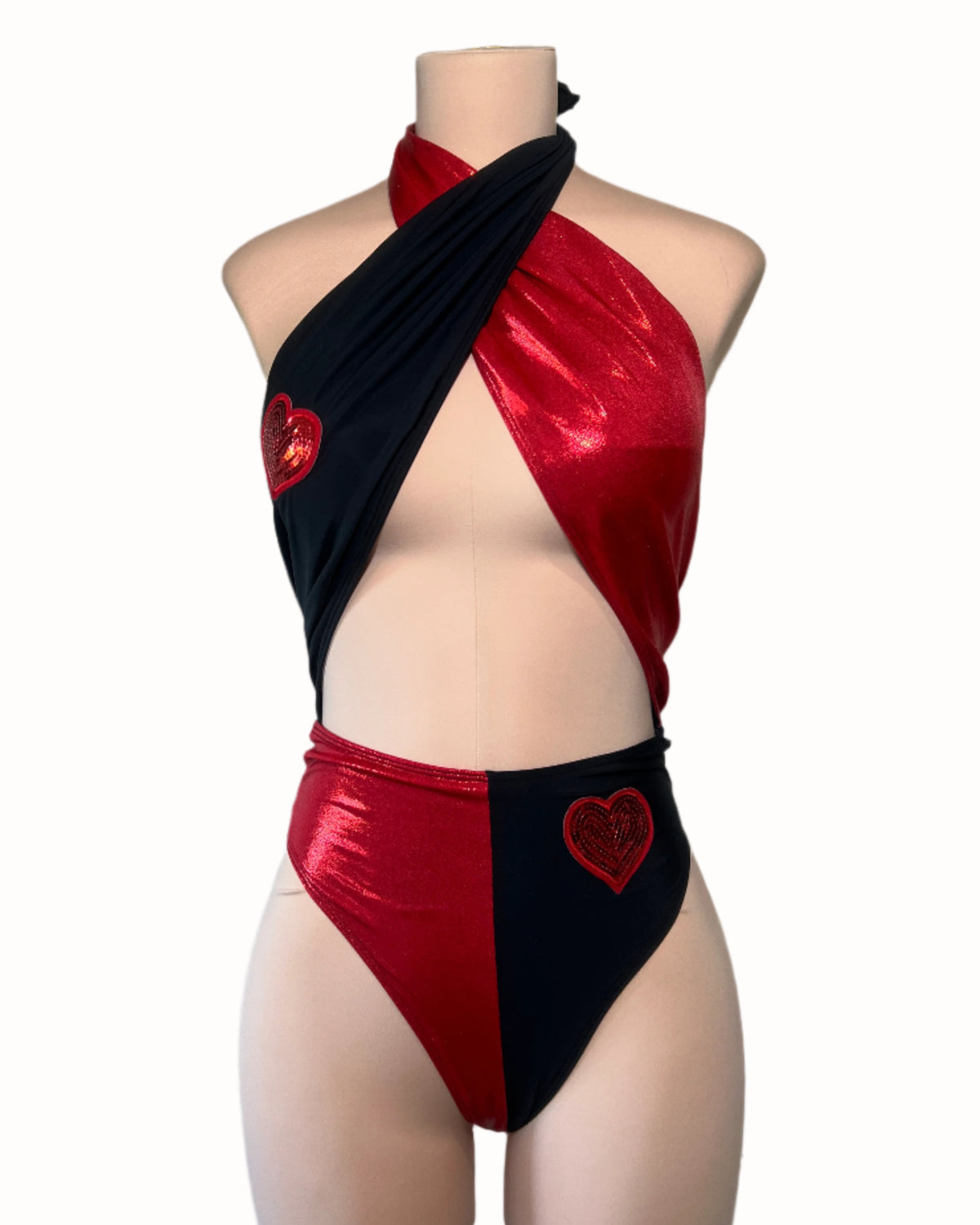 MEDIUM Queen of Hearts Bodysuit