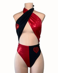 MEDIUM Queen of Hearts Bodysuit