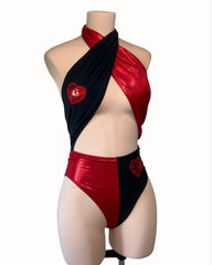 MEDIUM Queen of Hearts Bodysuit
