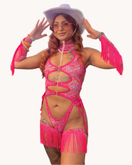 Pink Groover Boo Bodysuit Set