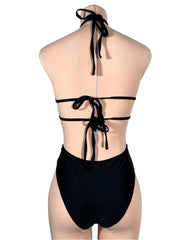 MEDIUM Bikini Bottom Top and High Rise Bottom