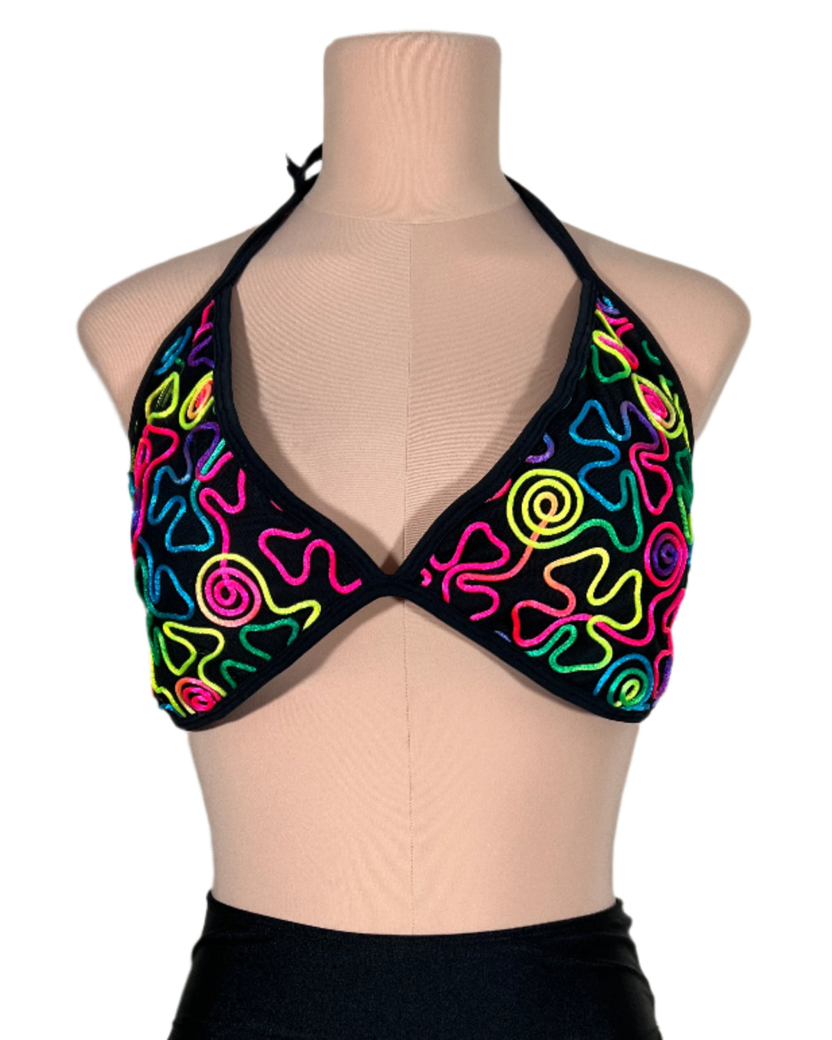 2XL Bikini Bottom Boo Triangle Top