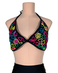 2XL Bikini Bottom Boo Triangle Top