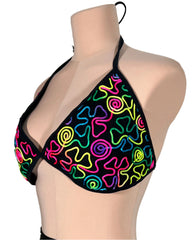 2XL Bikini Bottom Boo Triangle Top
