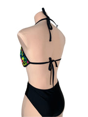 2XL Bikini Bottom Boo Triangle Top