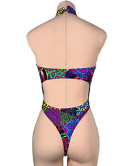 MEDIUM Feral Lisa Boo Bodysuit